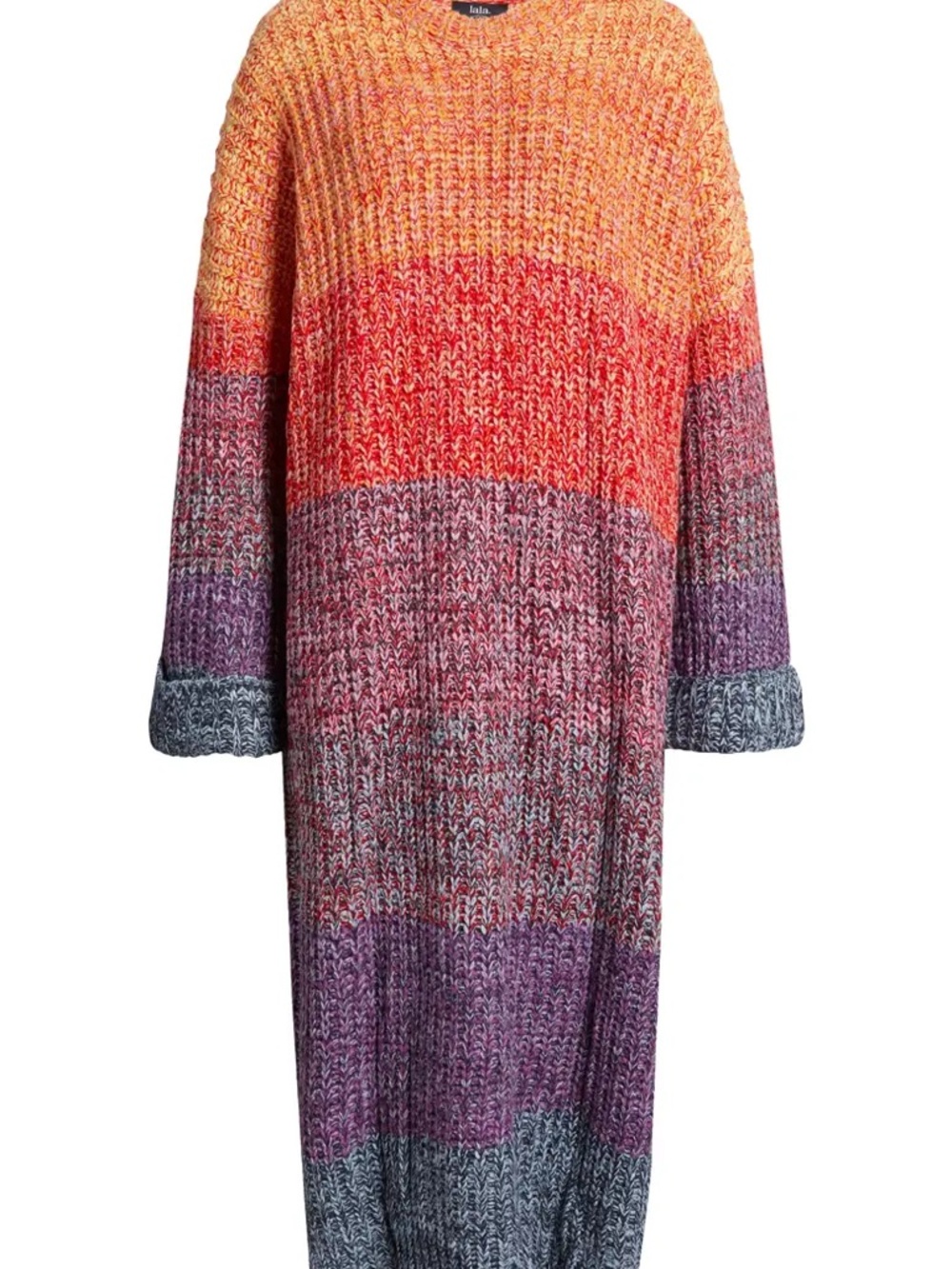 Dressed in LALA Feels Like Home long sleeved oversized sweater dress